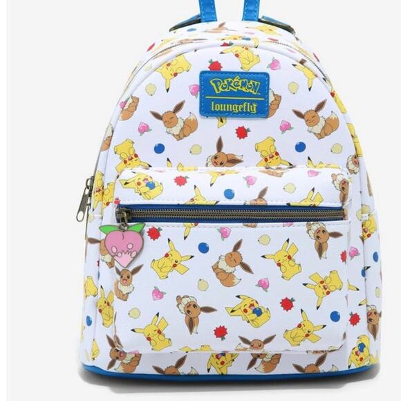Loungefly Pokemon Eevee & Pikachu Mini Backpack - Picture 1 of 5